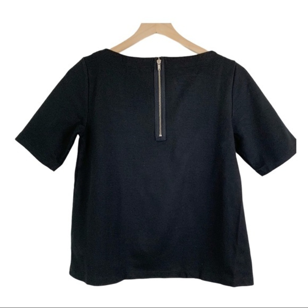 GAP Gwen Zip Up back zipper knit top